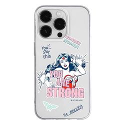 ERT GROUP mobile phone case for Iphone 14 PRO MAX original and officially Licensed DC pattern Wonder Woman 025 optimally adapted to the shape of the mobile phone, partially transparent