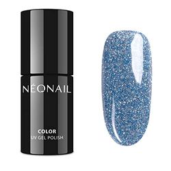 NEONAIL Vernis Semi Permanent Pailleté 7,2 ml Vernis Gel UV Semi Permanent Bleu Surfs Up Vernis à Ongles Gel Polish Gel UV Couleur Nail Art