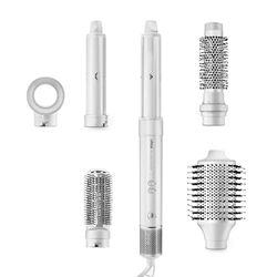Ufesa Pro Glam Essence 6in1 Brosse à air chaud Ionique Sèche-linge Styler Lisseur avec 6 têtes, Moteur numérique sans balais haute vitesse, Technologie Coanda, 3 vitesses et 3 températures NOUVEAU
