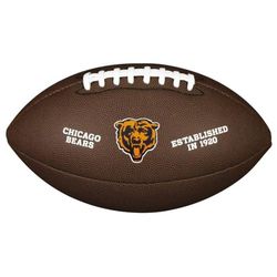 Wilson NFL Team Logo, Ball Unisex-Adult, Brown, Official