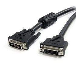 StarTech.com 10ft DVI-I Cable DVI 3 m Negro - Cables DVI (3 m, DVI-I, DVI-I, Negro, 9,9 Gbit/s, Male Connector/Female Connector)