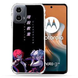 Cokitec Förstärkt skal för Motorola G34 5G Manga Assassination Classroom Duo