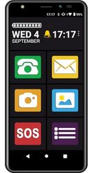Maxcom MS554 - Smartphone - 32GB - Android 11-5.5" HD Screen - 8MP + 5MP Camera with Friendy Screen App for Seniors - Unlocked Sim Free - Black