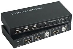 Pro Signal PSG90982 HDMI och USB KVM-omkopplare med 2 portar