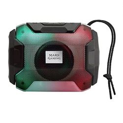 Glowster 10W RGB Bluetooth Speaker, Black Color, Surround Sound, Ideal for Entertainment and Environment Spaces.