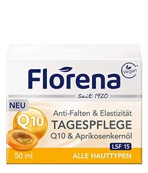 Florena Anti-rynk dagkräm Q10, 1-pack (1 x 50 ml)