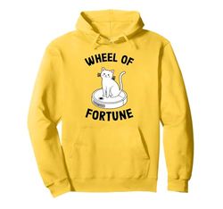 Wheel Of Fortune Robot Vacuum Cleaner Funny Cat Pullover Hoodie
