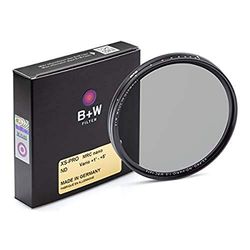 B+W - Filtro per fotocamera digitale neutro di densità varia XS-Pro Nano, rivestimento multi-resistente, 77 mm.