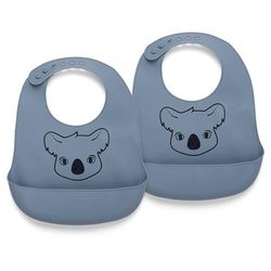 NUUROO Alfie Silicone Bib - 2 confezioni - Bering Sea