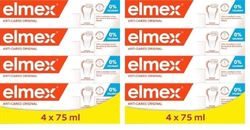 ELMEX - Dentifrice Elmex Anti-Caries Original 0% Colorants - Caries - Dents Sensibles, Gencives Douloureuses, Protection de l'Email - 75 ml (Lot de 2)
