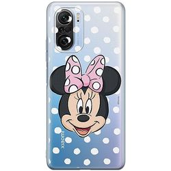 ERT GROUP mobiltelefonfodral för Xiaomi MI 11i/ REDMI K40/K40 PRO/POCO F3/ F3 PRO originalt och officiellt licensierat Disney mönster Minnie 057, gedeeltelijk transparant