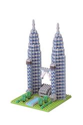 nanoblock - NBH-110 – Verrekijkertoren Petronas – 600 delen