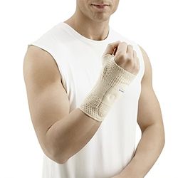 BAUERFEIND ManuTrain Wrist Bandage, Right, Beige, Size 3