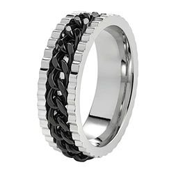 Zippo – Ketten Ring - Edelstahlring, mit Gliederkette, in verschiedenen Größen, in hochwertiger Geschenkbox