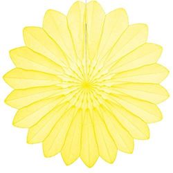 Tigers on the Loose - Light Yellow 009 - Paper Fan 67cm, Eco-Friendly Paper Decoration, Great for Window Display, Party Decoration, Wedding Decor, Christening Decor