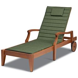 Classic Accessories 60-522-011101-EC Storigami FadeSafe Chaise Lounge, 74 Pulgadas de Largo x 23 Pulgadas de Ancho, cojín para Exteriores Heather Fern
