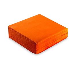 Morigami, Servett i standardstorlek, 1/4 veck, spets spets, 200 servetter, orange