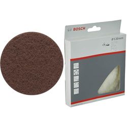 Bosch Professional 5x Discos de vellón Expert N880 (para Láminas de acero, Ø 150 mm, grano 280, accesorios Lijadora excéntrica) + Bosch 2 608 610 001 - Caperuza de lana de oveja - 130 mm (pack de 1)