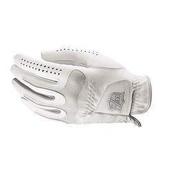 Wilson Staff Grip Morbido Guanto da Golf da Donna, Donna, WGJA00595L, White, L