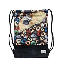Pro-Dg KM-37193 2018 Saco de cordas para ginásio, 40 cm, multicolorido, multicolorido, Saco de cordas para o ginásio