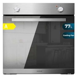 Cecotec Horno Integrable Bolero Hexa C126000 Mirror A 2800 W, 77 L de capacidad, 4 Funciones, Steam Assist, Steam EasyClean, Cooling Fan, Triple Glass, Clase Energética A, Luz interior
