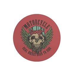 Questo Casa, Round Digital Printed Mouse Pad, Non-Slip Base, for Office and Home, Diameter:22cm