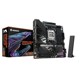 GIGABYTE B850M AORUS ELITE WIFI6E Scheda madre - CPU AMD Ryzen serie 9000, VRM digitale a 12+2+2 fasi, fino a 8200 MHz DDR5 (O.C.), 1x M.2 PCIe 5.0 + 1x M.2 PCIe 4.0, Wi-Fi 6E, LAN 2.5 GbE