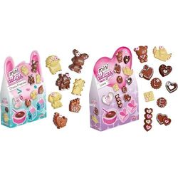 Lansay - Lot 2 Kits MINI DÉLICES Choco Friends + Love - Kit de Pâtisserie Créatif pour Enfants - Accessoires Inclus - Fabrique Tes Chocolats Maison - Dès 6 Ans - Cadeau Gourmand Anniversaire