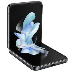 Samsung Galaxy Z Flip4 Smartphone 5G, Sim Free Android Telefono Pieghevole 256GB, Display Display Dynamic AMOLED 2X 6.7”/Super AMOLED 1.9”1,2 Graphite 2022 [Versione Italiana]