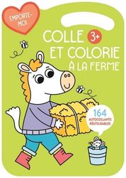 3+ verte colle et colorie