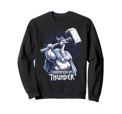 Champion of Thunder Viking Goose - Pesi per sollevamento pesi, palestra e fitness Felpa