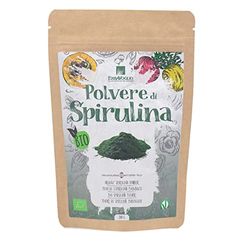 Erbavoglio Polvere di Spirulina Bio - 200 g - Alimento biologico - Superfood ricco di proteine e antiossidanti, ideale per aumentare energia e vitalità.