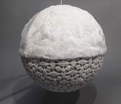 Tabor 8003429826147 Boule de Noël en Forme de Boules et Boules en Or, 25 cm de diamètre, Multicolore