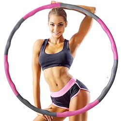 Hoelahoep voor volwassenen, beginners, hoelahoep fitnessapparaat afvallen, om in elkaar te steken
