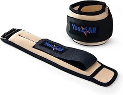 Yes4All Neopreen polsgewichten, paar voor dames en heren, met meerdere maten (0,9 kg - 4,5 kg) - uniseks enkelgewichten voor wandelen, rucken, calisthenics