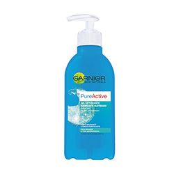 Garnier Pure Active Gel Detergente Purificante per Pelli Grasse o con Imperfezioni, 200 ml - [confezione da 6]