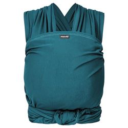 HOPPEDIZ® Écharpe porte-bébé extensible pétrole