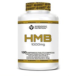 Scientiffic Nutrition - HMB 1000mg, Aminoácido Para Ganar Masa Muscular y Evitar su Pérdida, Anticatabólico, Reduce el Dolor Muscular - 100 Comprimidos