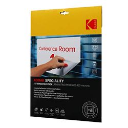 KODAK - Pegatinas para ventana (tamaño A4, transferibles, 10 unidades), 150 micras de grosor, calidad de marca KODAK