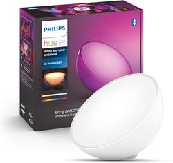 Philips Hue Go Lampe portable connectée White and Color Compatible Bluetooth, fonctionne avec Alexa, Google Assistant et Apple Homekit