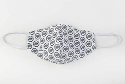 Adult Hygienic Reusable Mask UNE 0065 Grey with White Stars