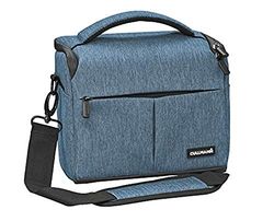 CULLMANN – 90383 – Malaga Maxima 120 kameraväska med stor ficköppning, blå – innermått: 200 x 160 x 130 mm – passar: en medium DSLR – material: 450D Rip-Stop polyester