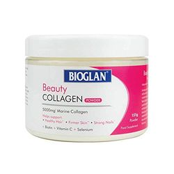 Bioglan Collagen Powder | 5000mg Marine Collagen Powder | Helps Support Healthy Looking Skin, Hair, Nails | Biotin | Vitamin C | Selenium | Hyaluronic Acid | 151g
