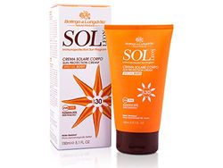 Bottega di LungaVita Natural Products SOL LEON SOL KROPP SPF30 - Solkräm Mycket hög skyddskropp formulerad för att förebygga och motverka - rör 150 ml