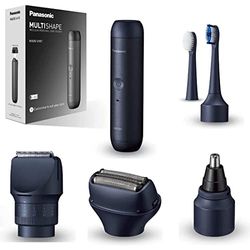 Panasonic ER-CBL1 MULTISHAPE Main Unit, Electric Toothbrush Head, 3 Blade Electric Shaver Head, Beard Trimmer Head and Nose Trimmer Head