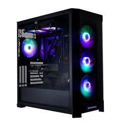 Stormforce Crystal Gaming PC – NVIDIA GeForce RTX 4070 Ti Super 16GB, Intel Core i7-14700KF, 2TB SSD, 16GB RAM, WiFi 5, Windows 11, COUGAR Duoface Pro (Amazon Exclusive)