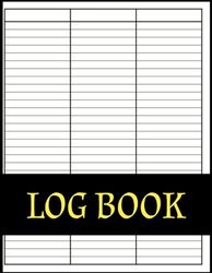 Log Book: Blank Notebook White Paper, 8.5" x 11", 120 Pages