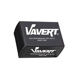 Vavert Inner Tube - Cámara de aire para bicicletas, color negro, talla 700 x 35/ 45C S/V (40 mm)