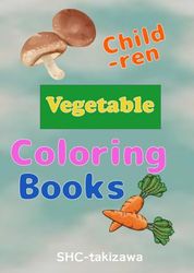 Children Coloring Book Vegetable 3