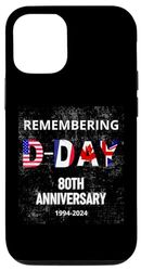 Custodia per iPhone 14 Pro D-Day 80th Anniversary Normandy Beach Landing History 1944